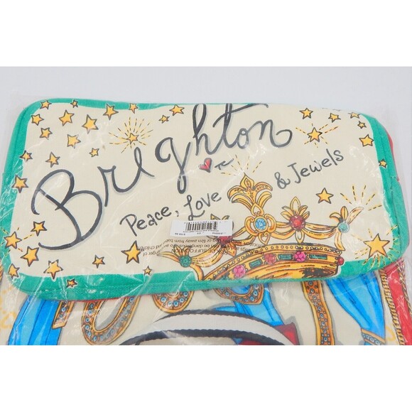 Brighton Sparkle And Shine Tote Bag Canvas Tom Clancy Design Love Shopping NWT - Picture 8 of 14